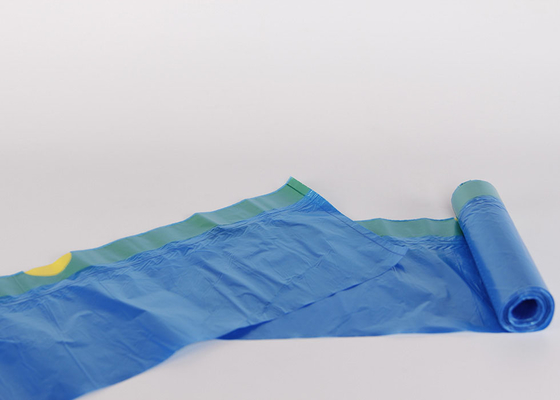 HDPE Drawstring Garbage Clear Plastic Trash Bags Customized Color